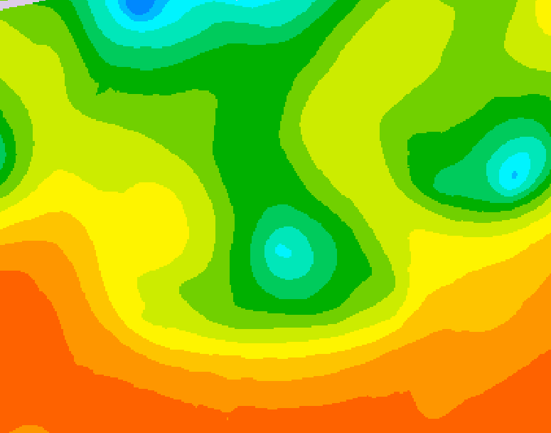 GDPS 500 millibar geopotential height 054 hour forecast chart for Canada based on 2026/06/11 0000Z data
