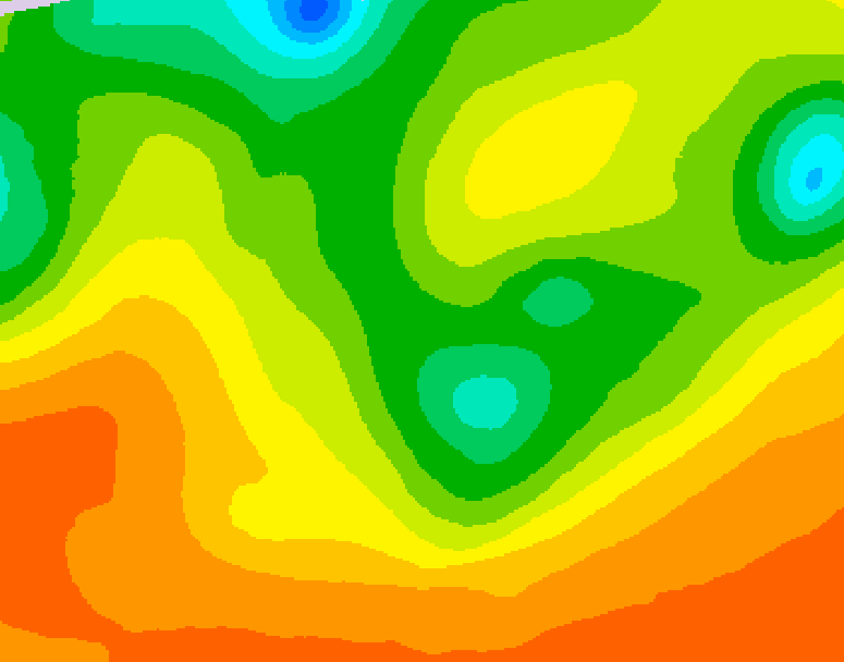 GDPS 500 millibar geopotential height 084 hour forecast chart for Canada based on 2026/06/11 0000Z data