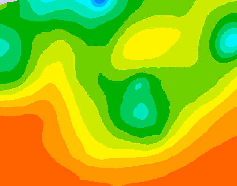 GDPS 500 millibar geopotential height 096 hour forecast chart for Canada based on 2026/06/11 0000Z data