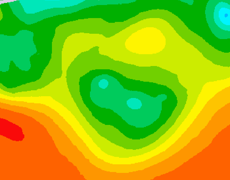 GDPS 500 millibar geopotential height 120 hour forecast chart for Canada based on 2026/06/11 0000Z data