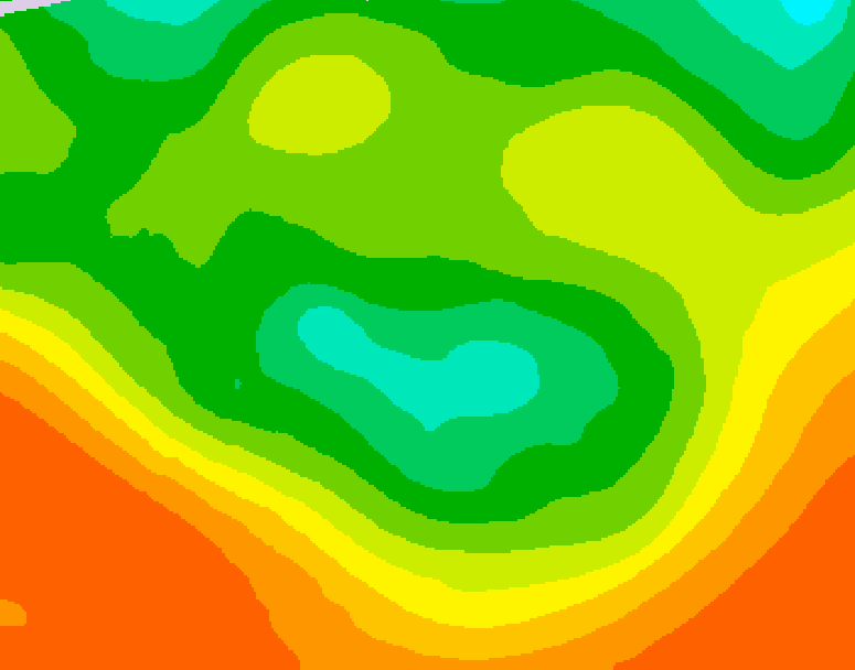 GDPS 500 millibar geopotential height 144 hour forecast chart for Canada based on 2026/06/11 0000Z data