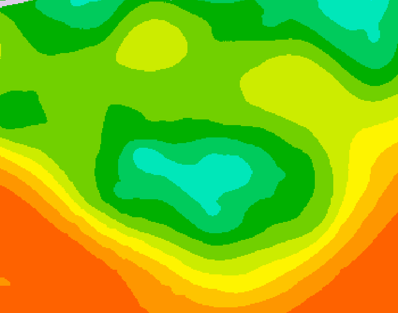 GDPS 500 millibar geopotential height 150 hour forecast chart for Canada based on 2026/06/11 0000Z data