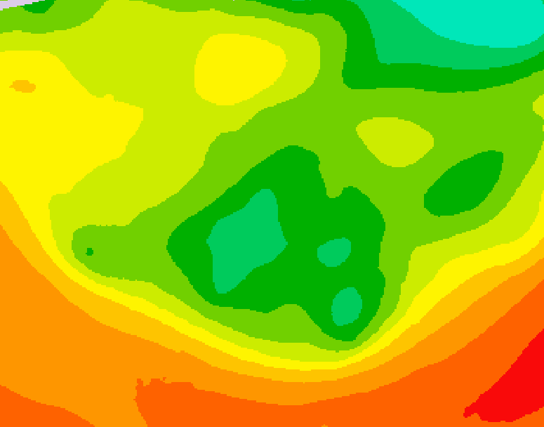 GDPS 500 millibar geopotential height 192 hour forecast chart for Canada based on 2026/06/11 0000Z data