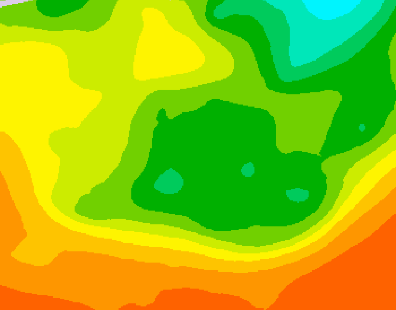 GDPS 500 millibar geopotential height 210 hour forecast chart for Canada based on 2026/06/11 0000Z data