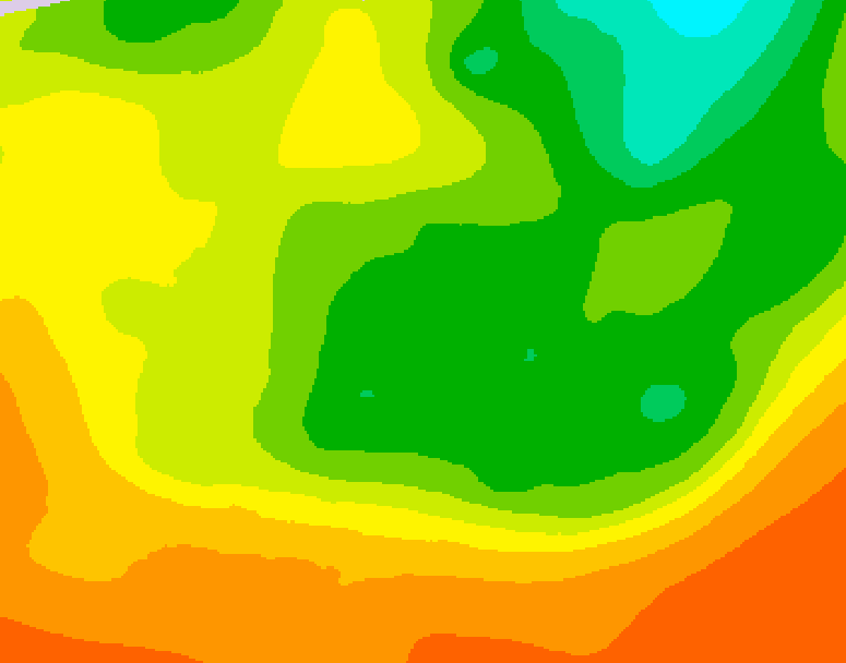 GDPS 500 millibar geopotential height 216 hour forecast chart for Canada based on 2026/06/11 0000Z data