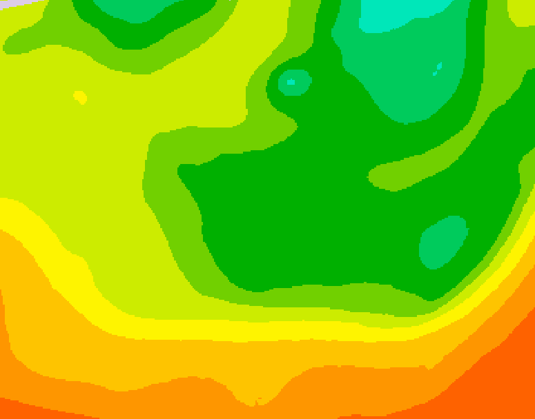 GDPS 500 millibar geopotential height 234 hour forecast chart for Canada based on 2026/06/11 0000Z data