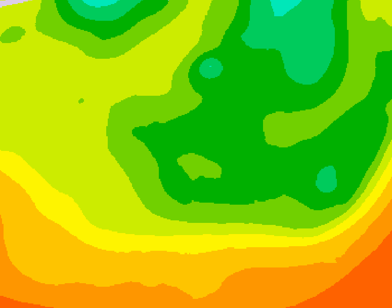 GDPS 500 millibar geopotential height 240 hour forecast chart for Canada based on 2026/06/11 0000Z data