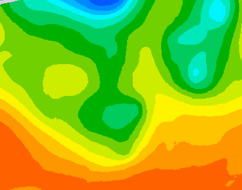 GDPS 500 millibar geopotential height 012 hour forecast chart for Canada based on 2026/06/11 1200Z data