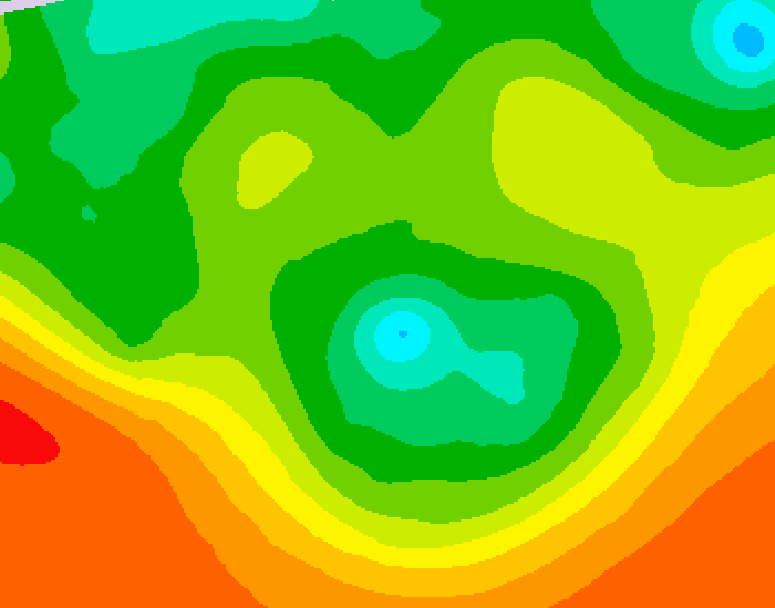 GDPS 500 millibar geopotential height 120 hour forecast chart for Canada based on 2026/06/11 1200Z data