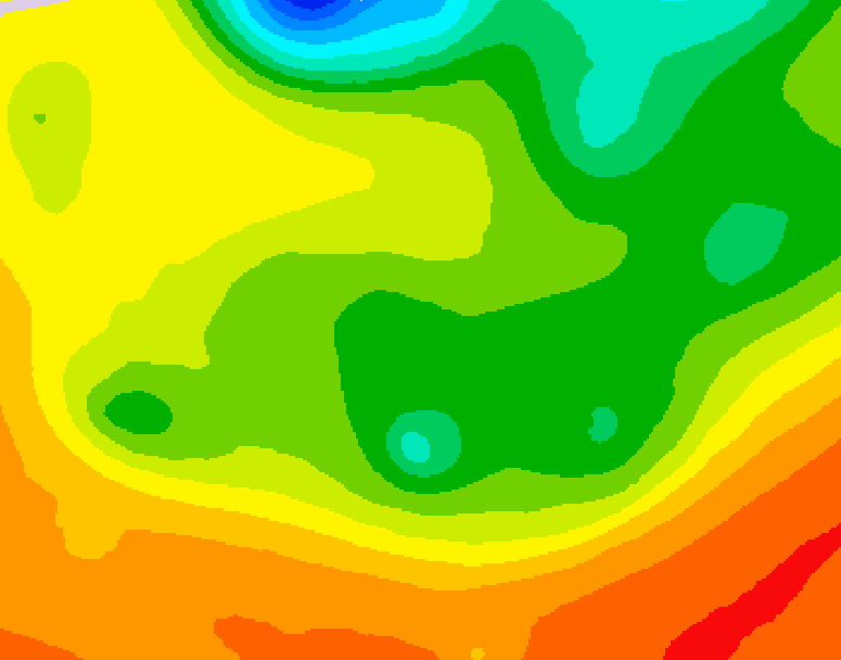 GDPS 500 millibar geopotential height 192 hour forecast chart for Canada based on 2026/06/11 1200Z data