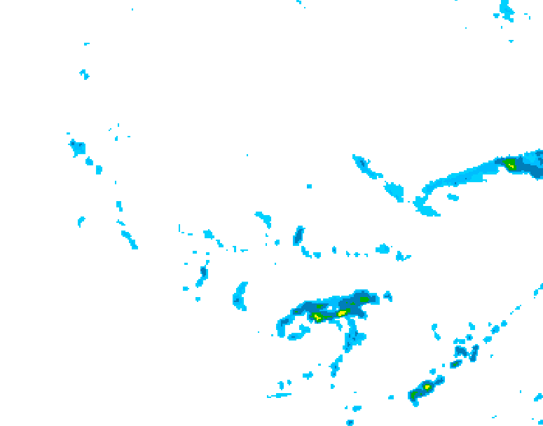GDPS precipitation 180 hour forecast chart for Canada based on 2026/06/11 0000Z data