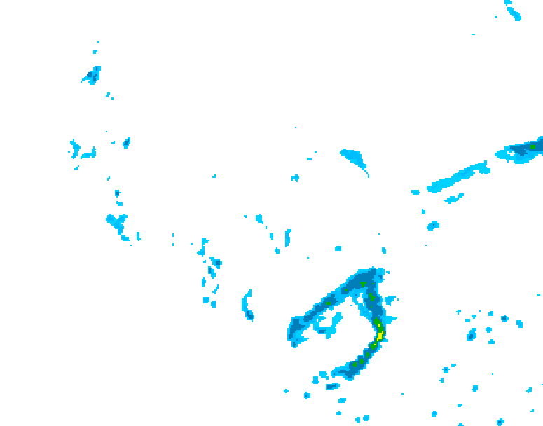 GDPS precipitation 186 hour forecast chart for Canada based on 2026/06/11 0000Z data