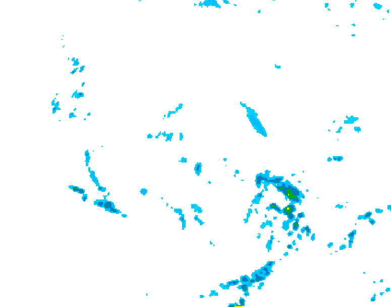 GDPS precipitation 198 hour forecast chart for Canada based on 2026/06/11 0000Z data