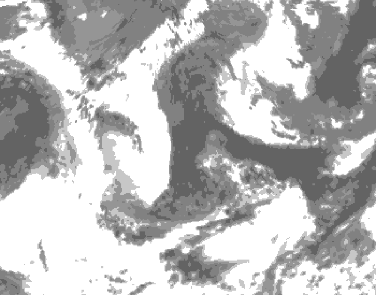 GDPS total cloud 066 hour forecast chart for Canada based on 2026/06/11 0000Z data