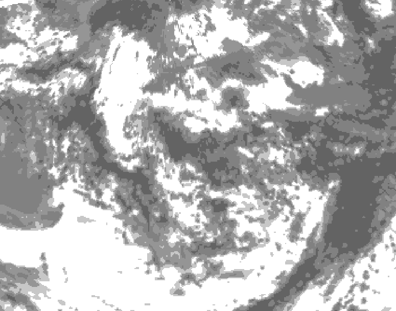 GDPS total cloud 144 hour forecast chart for Canada based on 2026/06/11 0000Z data