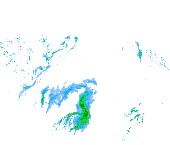 Weather radar data valid at 2026/06/11 16:36 UTC