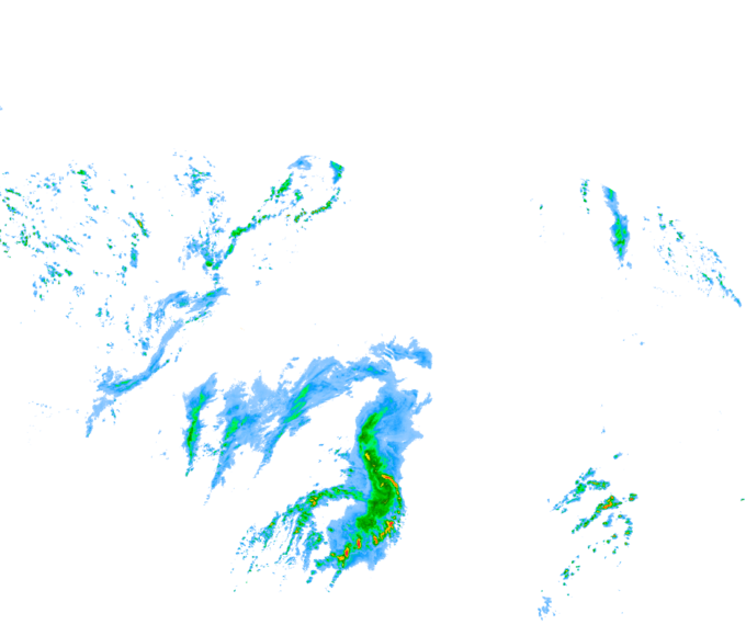 Weather radar data valid at 2026/06/11 16:54 UTC