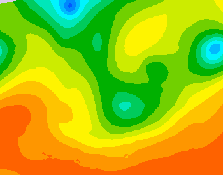 GDPS 500 millibar geopotential height 048 hour forecast chart for Canada based on 2026/06/12 0000Z data