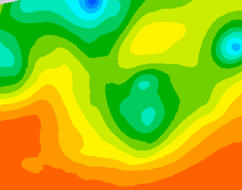 GDPS 500 millibar geopotential height 066 hour forecast chart for Canada based on 2026/06/12 0000Z data