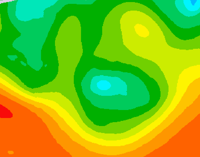 GDPS 500 millibar geopotential height 108 hour forecast chart for Canada based on 2026/06/12 0000Z data