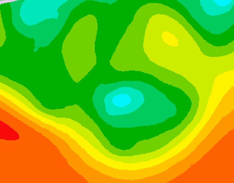 GDPS 500 millibar geopotential height 114 hour forecast chart for Canada based on 2026/06/12 0000Z data