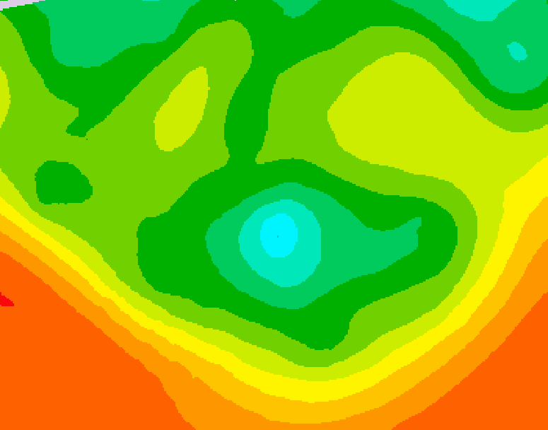 GDPS 500 millibar geopotential height 126 hour forecast chart for Canada based on 2026/06/12 0000Z data
