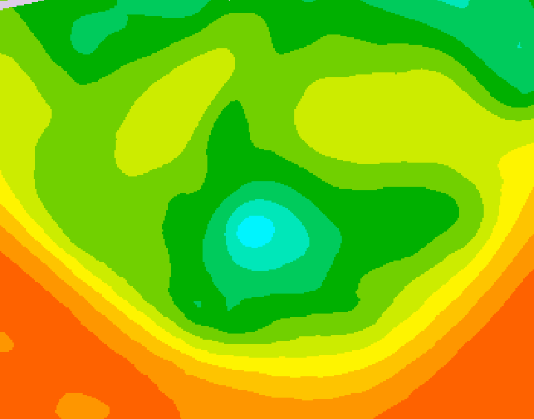 GDPS 500 millibar geopotential height 138 hour forecast chart for Canada based on 2026/06/12 0000Z data