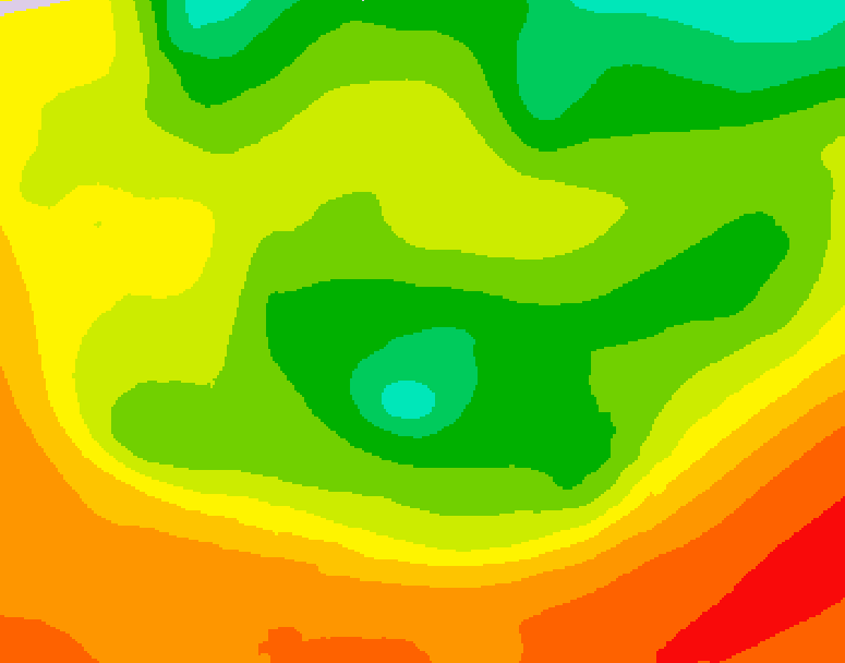 GDPS 500 millibar geopotential height 168 hour forecast chart for Canada based on 2026/06/12 0000Z data