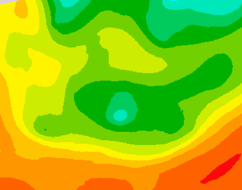 GDPS 500 millibar geopotential height 174 hour forecast chart for Canada based on 2026/06/12 0000Z data