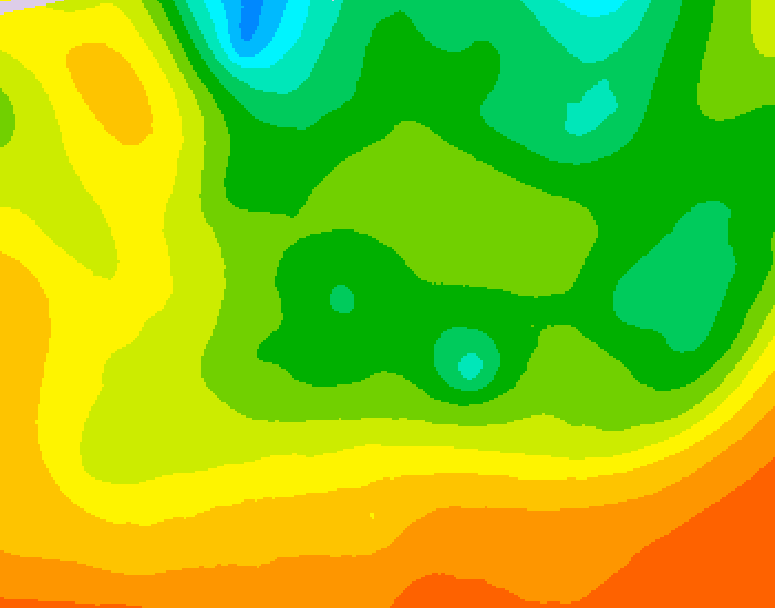 GDPS 500 millibar geopotential height 204 hour forecast chart for Canada based on 2026/06/12 0000Z data