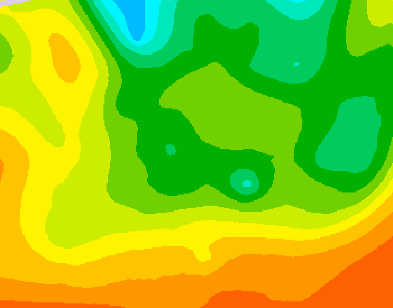 GDPS 500 millibar geopotential height 210 hour forecast chart for Canada based on 2026/06/12 0000Z data