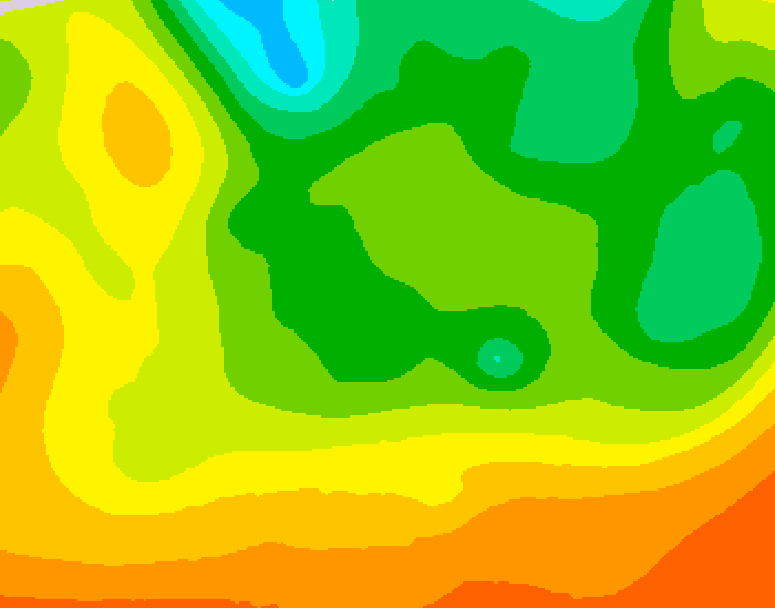 GDPS 500 millibar geopotential height 216 hour forecast chart for Canada based on 2026/06/12 0000Z data