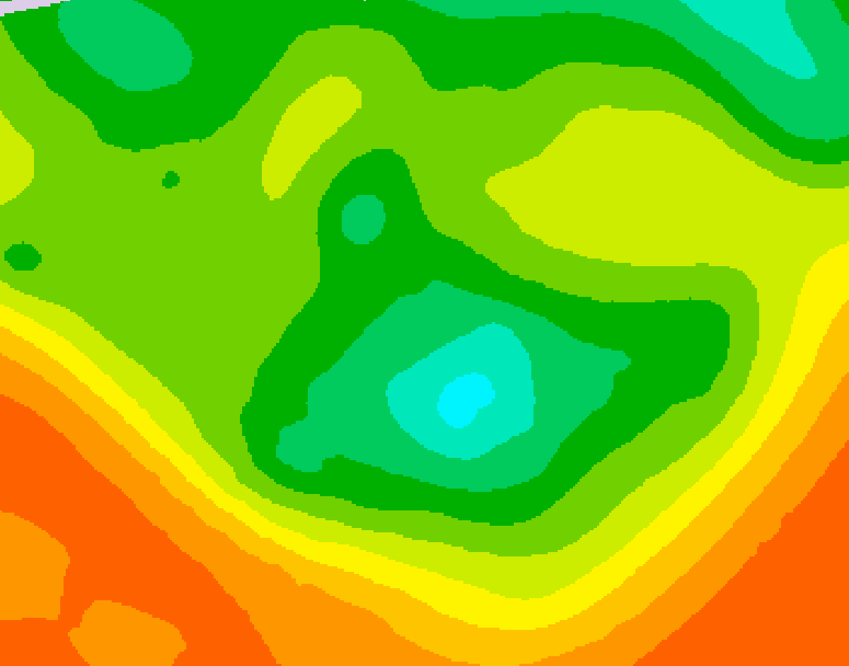 GDPS 500 millibar geopotential height 120 hour forecast chart for Canada based on 2026/06/12 1200Z data