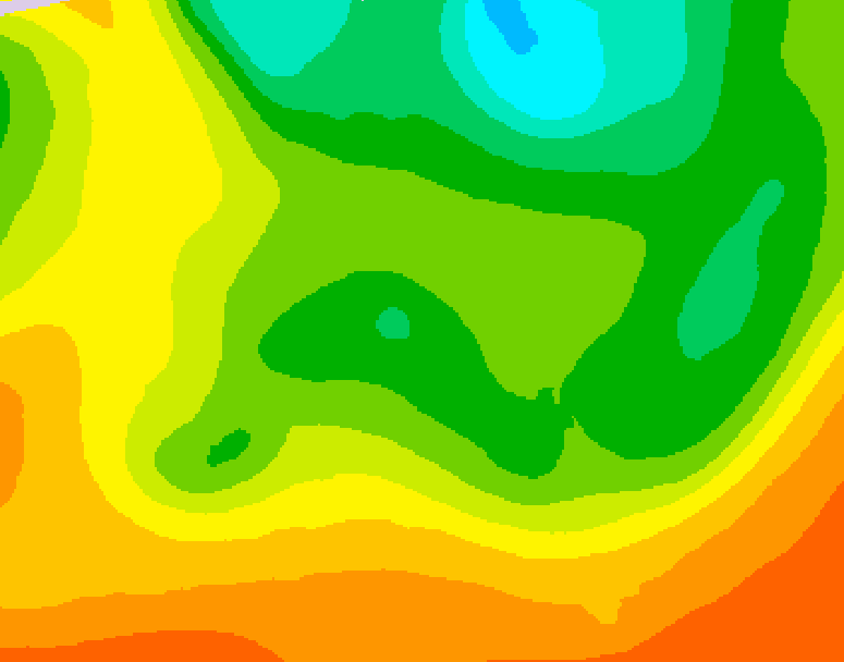 GDPS 500 millibar geopotential height 192 hour forecast chart for Canada based on 2026/06/12 1200Z data