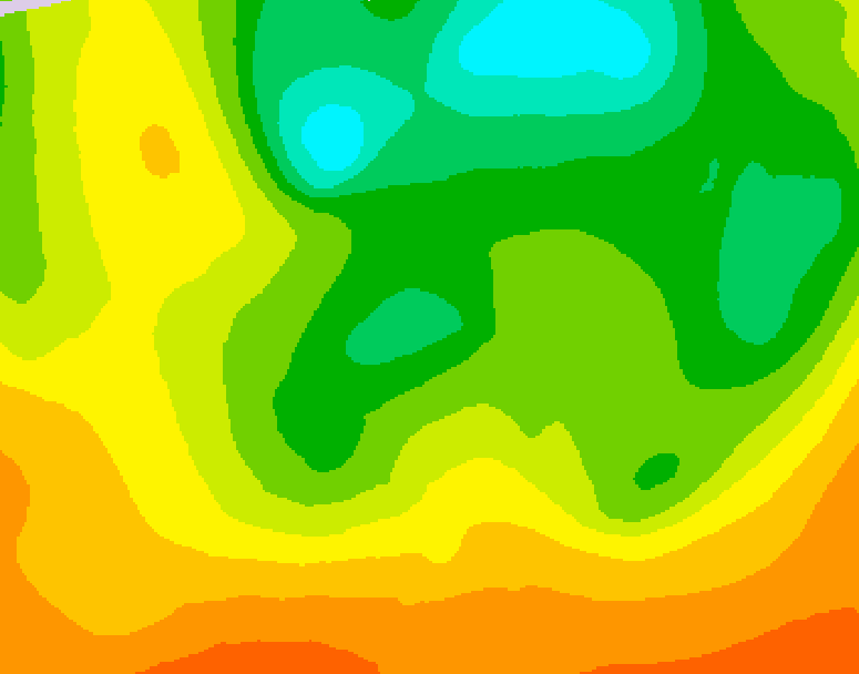 GDPS 500 millibar geopotential height 216 hour forecast chart for Canada based on 2026/06/12 1200Z data