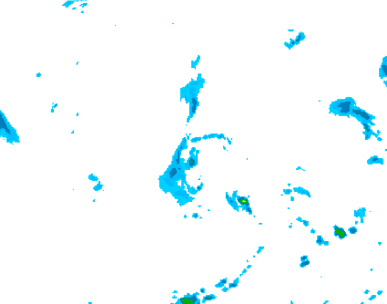 GDPS precipitation 012 hour forecast chart for Canada based on 2026/06/12 0000Z data