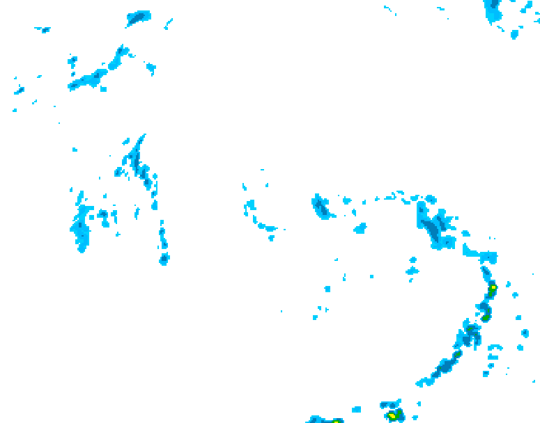 GDPS precipitation 102 hour forecast chart for Canada based on 2026/06/12 0000Z data