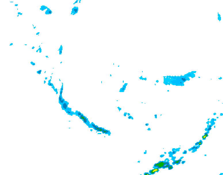 GDPS precipitation 120 hour forecast chart for Canada based on 2026/06/12 1200Z data