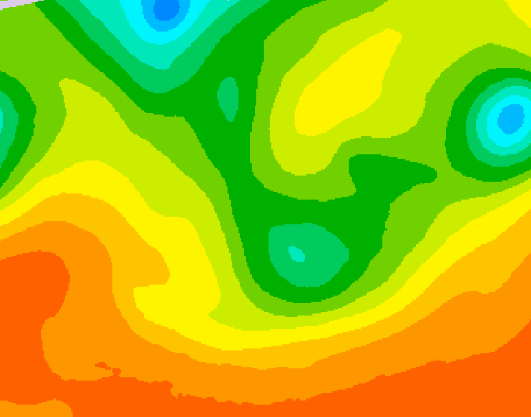 GDPS 500 millibar geopotential height 024 hour forecast chart for Canada based on 2026/06/13 0000Z data
