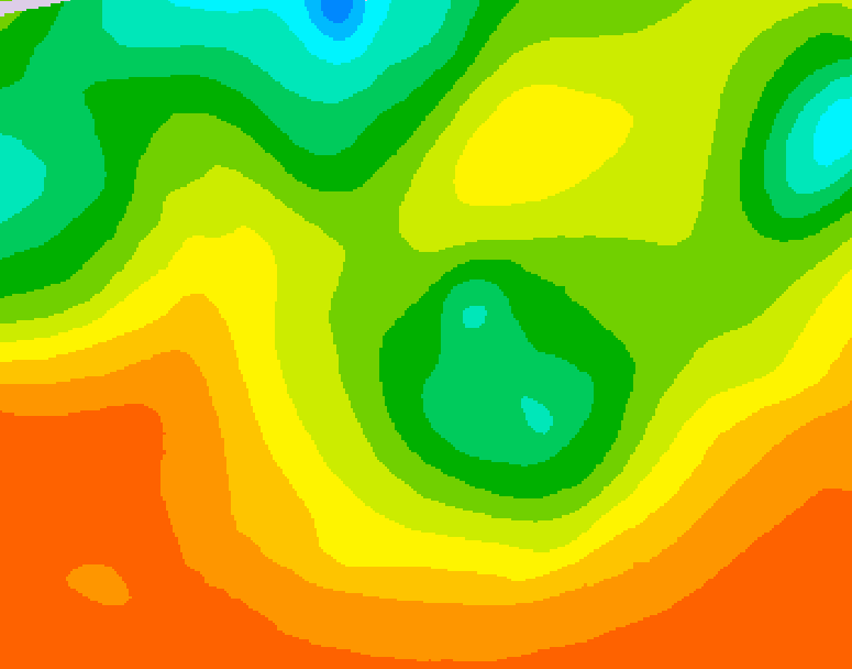 GDPS 500 millibar geopotential height 048 hour forecast chart for Canada based on 2026/06/13 0000Z data