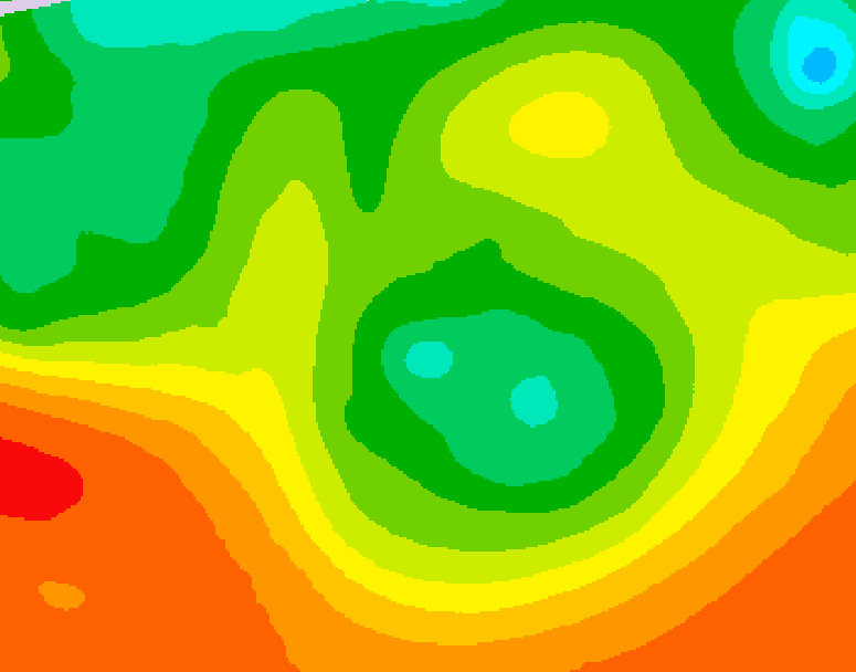 GDPS 500 millibar geopotential height 072 hour forecast chart for Canada based on 2026/06/13 0000Z data