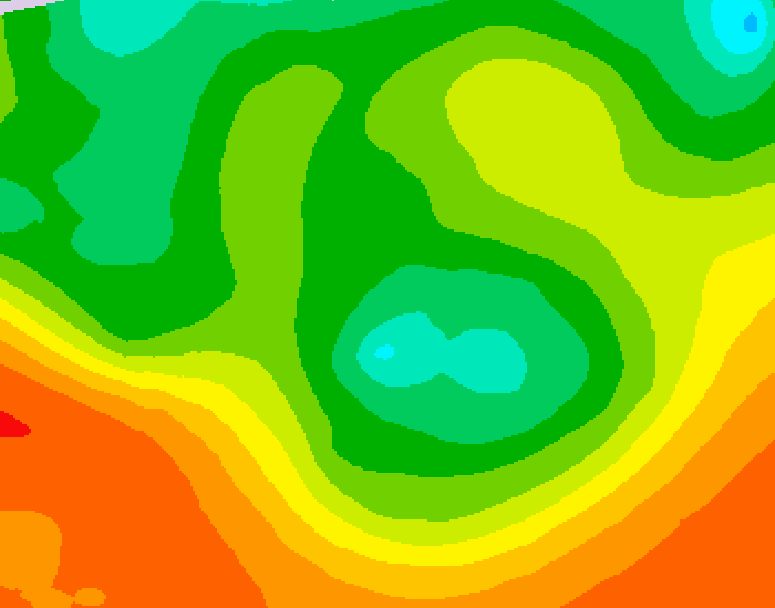 GDPS 500 millibar geopotential height 084 hour forecast chart for Canada based on 2026/06/13 0000Z data