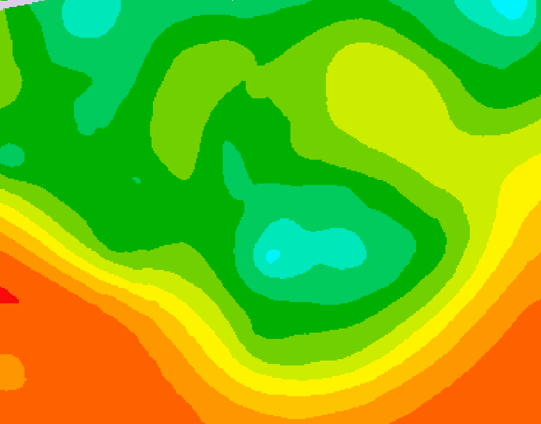 GDPS 500 millibar geopotential height 090 hour forecast chart for Canada based on 2026/06/13 0000Z data