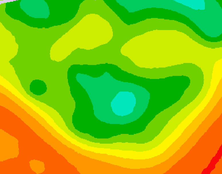 GDPS 500 millibar geopotential height 114 hour forecast chart for Canada based on 2026/06/13 0000Z data
