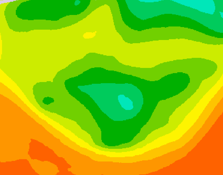 GDPS 500 millibar geopotential height 126 hour forecast chart for Canada based on 2026/06/13 0000Z data
