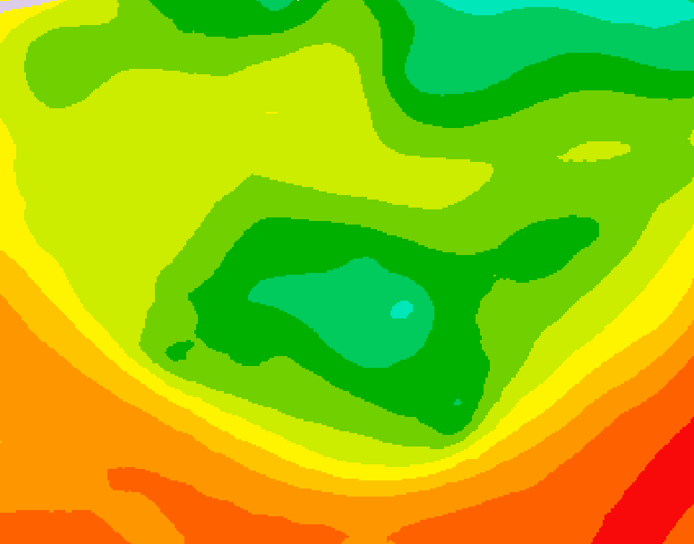 GDPS 500 millibar geopotential height 138 hour forecast chart for Canada based on 2026/06/13 0000Z data