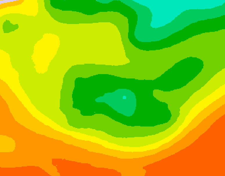 GDPS 500 millibar geopotential height 150 hour forecast chart for Canada based on 2026/06/13 0000Z data