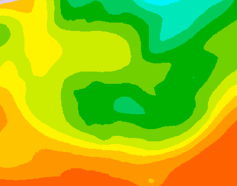 GDPS 500 millibar geopotential height 162 hour forecast chart for Canada based on 2026/06/13 0000Z data