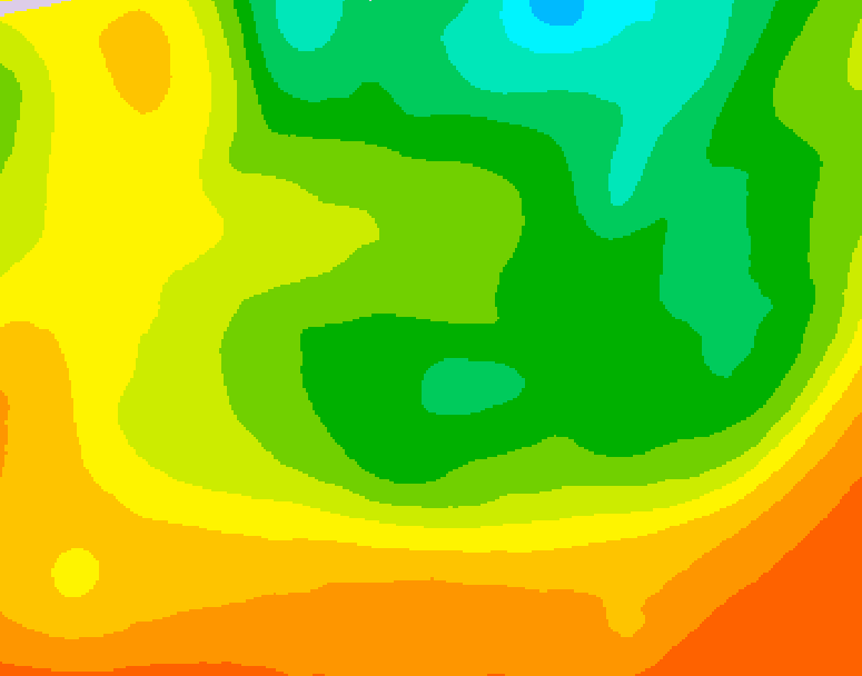 GDPS 500 millibar geopotential height 180 hour forecast chart for Canada based on 2026/06/13 0000Z data