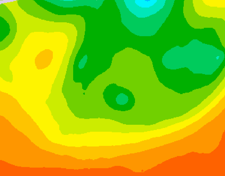 GDPS 500 millibar geopotential height 222 hour forecast chart for Canada based on 2026/06/13 0000Z data